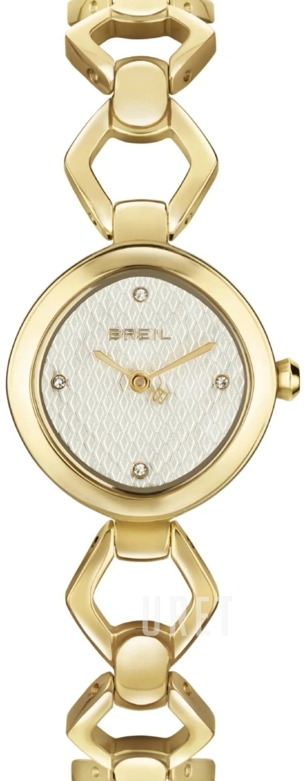 Flake Silverfärgad/Guldtonat stål Ø24 mm