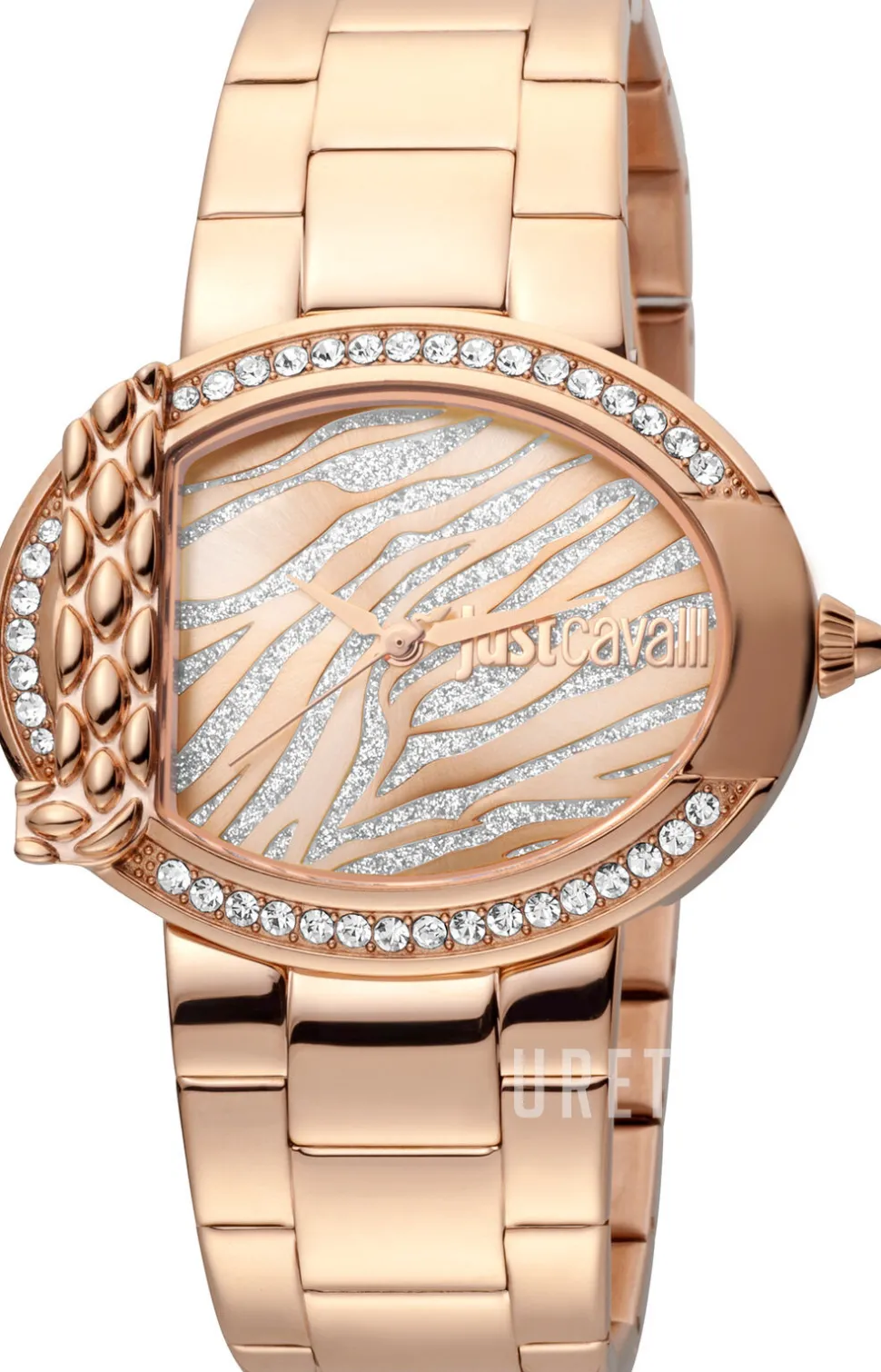 Flerfärgad/Roséguldstonat stål Ø40 mm