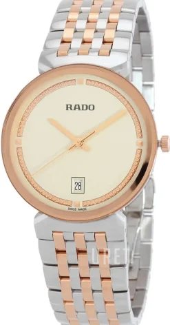 Florence Beige/Roséguldstonat stål Ø38 mm