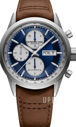 Freelancer Blå/Läder Ø42 mm