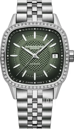 Freelancer Grön/Stål 34.5x34.5 mm