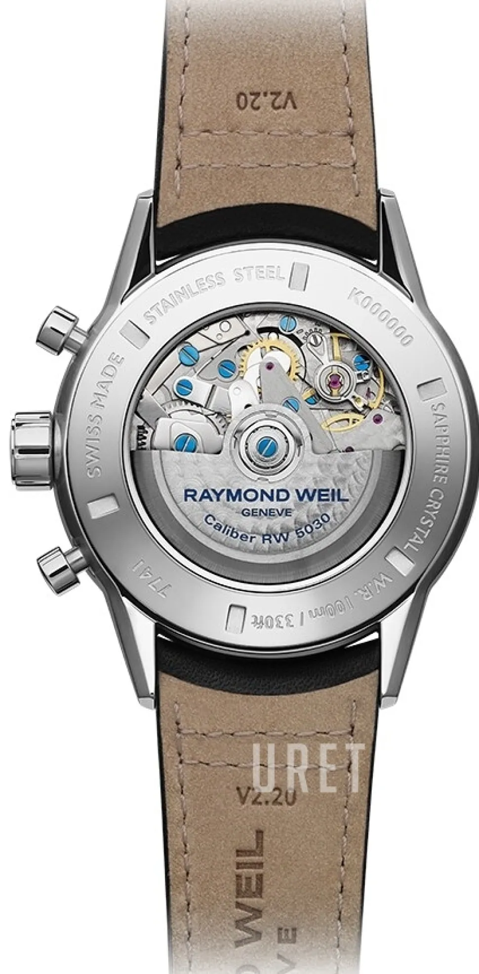 Freelancer Svart/Läder Ø43.5 mm