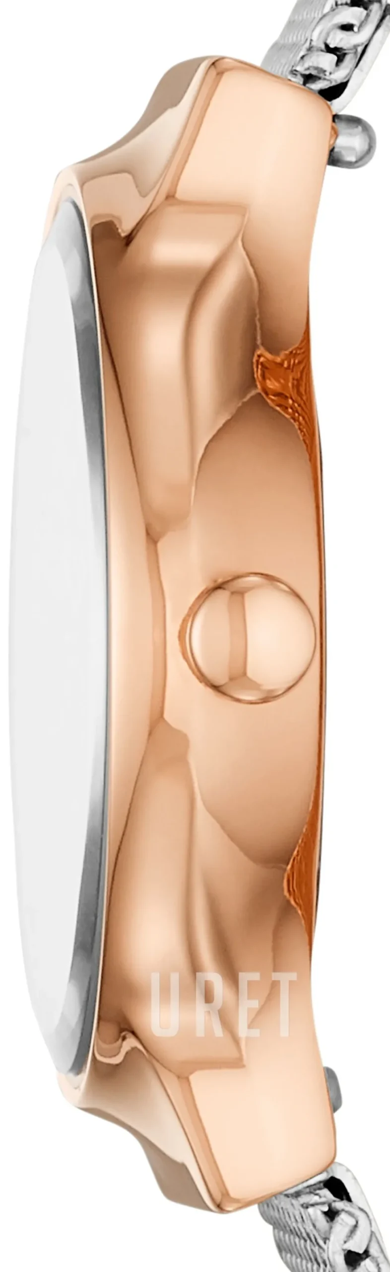 Freja Lille Silverfärgad/Roséguldstonat stål Ø26 mm