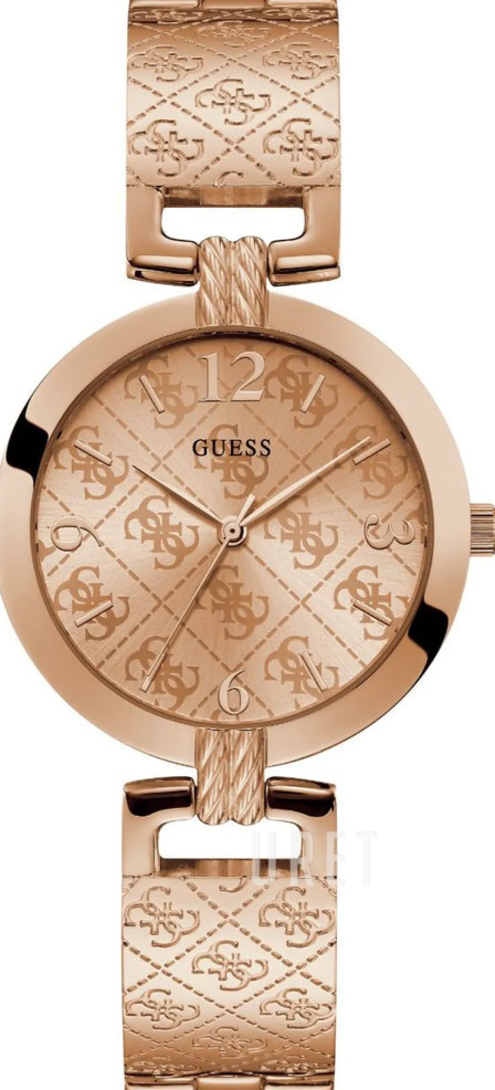 G Luxe Roséguldstonad/Roséguldstonat stål Ø35 mm