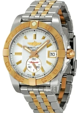 Galactic 36 Vit/Roséguldstonat stål Ø36 mm