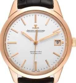 Geophysic® True Second Pink Gold Vit/Läder Ø39.6 mm