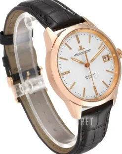 Geophysic® True Second Pink Gold Vit/Läder Ø39.6 mm