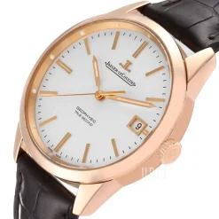 Geophysic® True Second Pink Gold Vit/Läder Ø39.6 mm