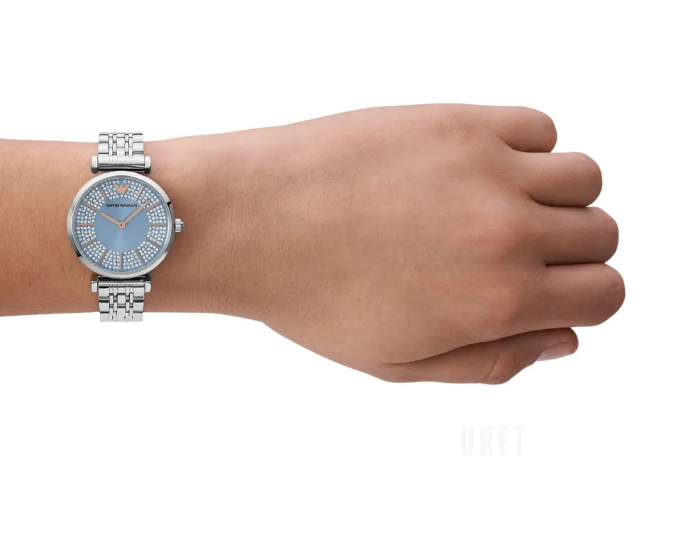 Gianni T-bar Blå/Stål Ø32 mm