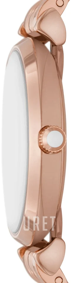 Gianni T-Bar Silverfärgad/Roséguldstonat stål Ø32 mm