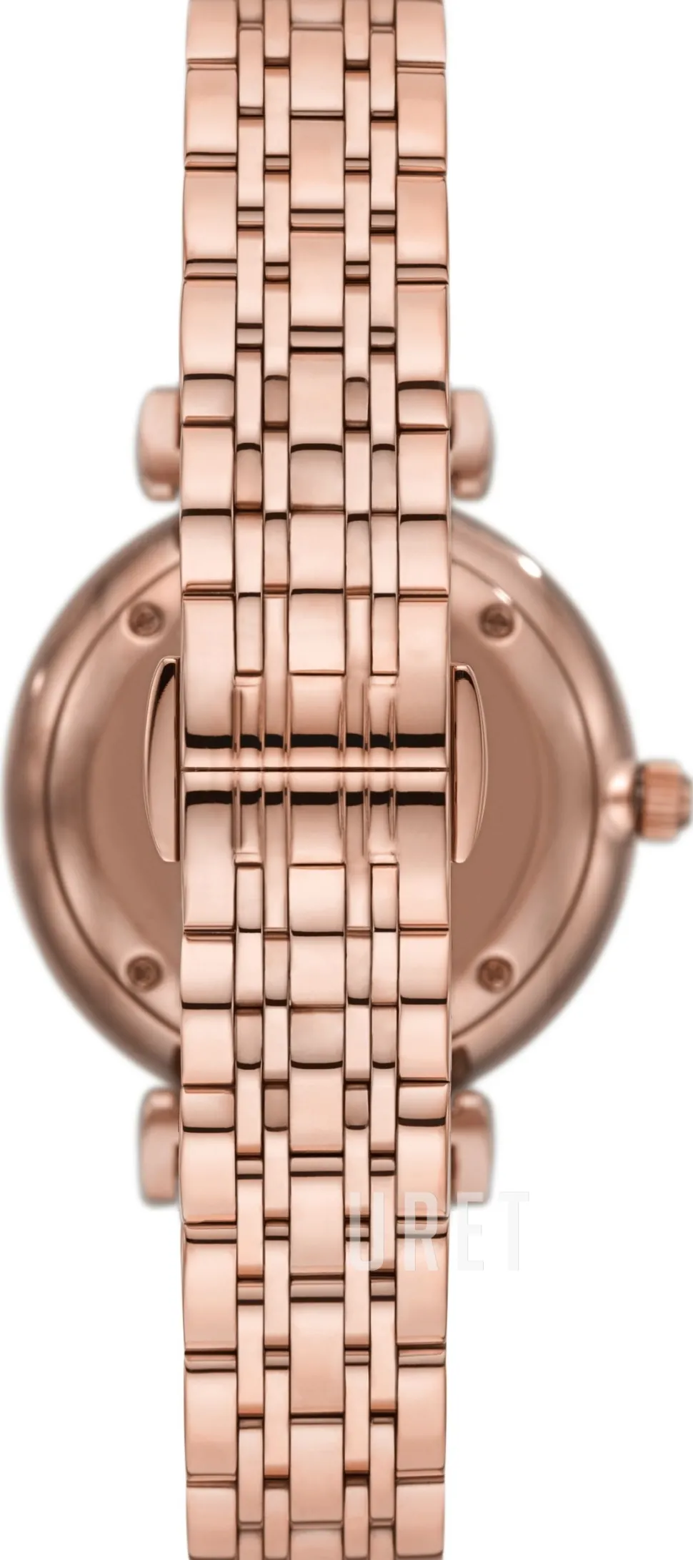 Gianni T-Bar Silverfärgad/Roséguldstonat stål Ø32 mm