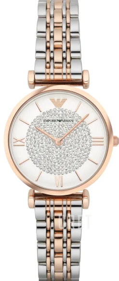 Gianni T-Bar Vit/Roséguldstonat stål Ø32 mm