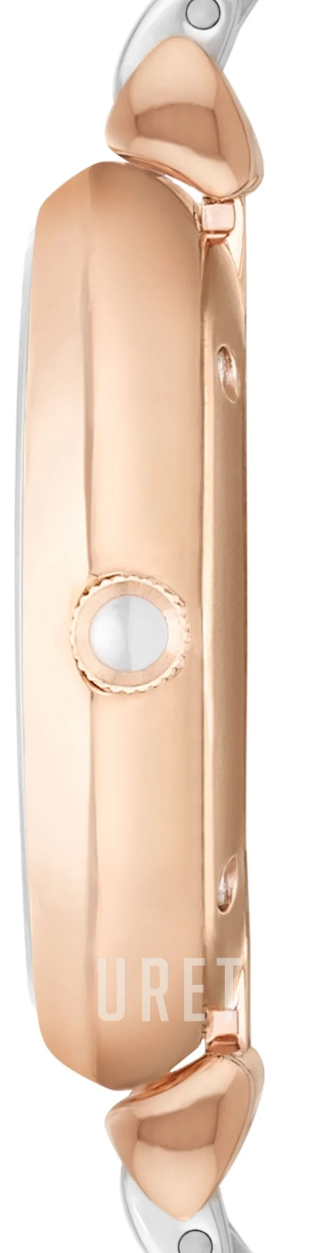 Gianni T-Bar Vit/Roséguldstonat stål Ø32 mm