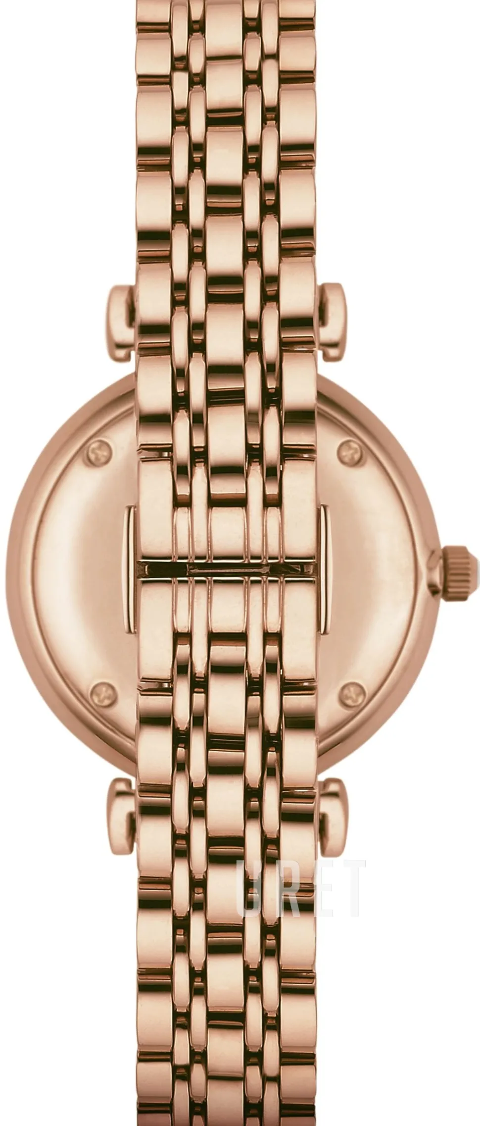 Gianni T-Bar Vit/Roséguldstonat stål Ø32 mm