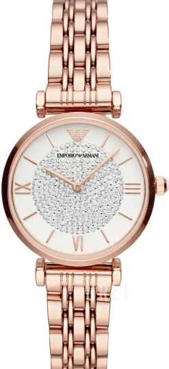 Gianni T-Bar Vit/Roséguldstonat stål Ø32 mm