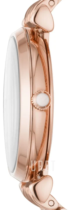 Gianni T-Bar Vit/Roséguldstonat stål Ø32 mm