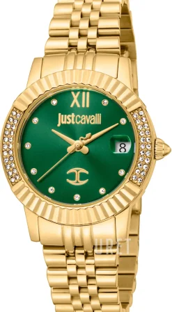 Glam Chic Grön/Guldtonat stål Ø32 mm