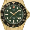 GMT Grön/Gulguldtonat stål Ø42 mm
