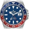 Gmt-Master Ii Pepsi Blå/18 karat vitt guld Ø40 mm