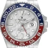 Gmt-Master Ii Pepsi Silverfärgad/18 karat vitt guld Ø40 mm