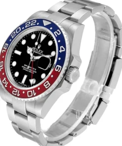 GMT-Master II Pepsi Svart/18 karat vitt guld Ø40 mm