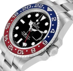 GMT-Master II Pepsi Svart/18 karat vitt guld Ø40 mm