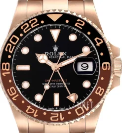Gmt-Master Ii Root beer Svart/18 karat roséguld Ø40 mm