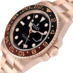 Gmt-Master Ii Root beer Svart/18 karat roséguld Ø40 mm