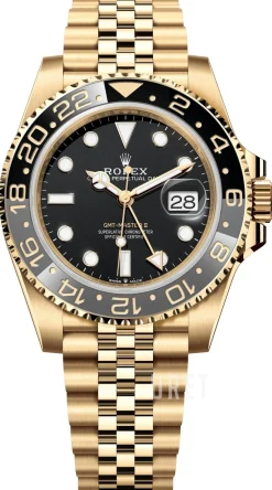 GMT-Master II Svart/18 karat gult guld Ø40 mm