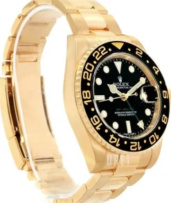 GMT-Master II Svart/18 karat gult guld Ø40 mm