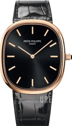 Golden Ellipse Svart/Läder