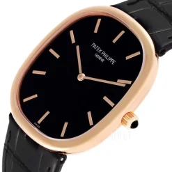 Golden Ellipse Svart/Läder