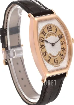 Gondolo Silverfärgad/Läder 42x32 mm