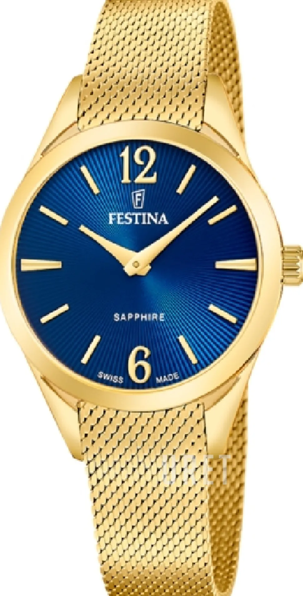 Grace Blå/Gulguldtonat stål Ø32 mm