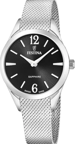 Grace Svart/Stål Ø32 mm