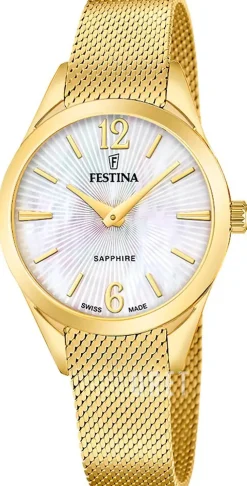 Grace Vit/Gulguldtonat stål Ø32 mm