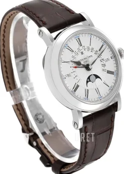 Grand Complications Silverfärgad/Läder Ø38 mm