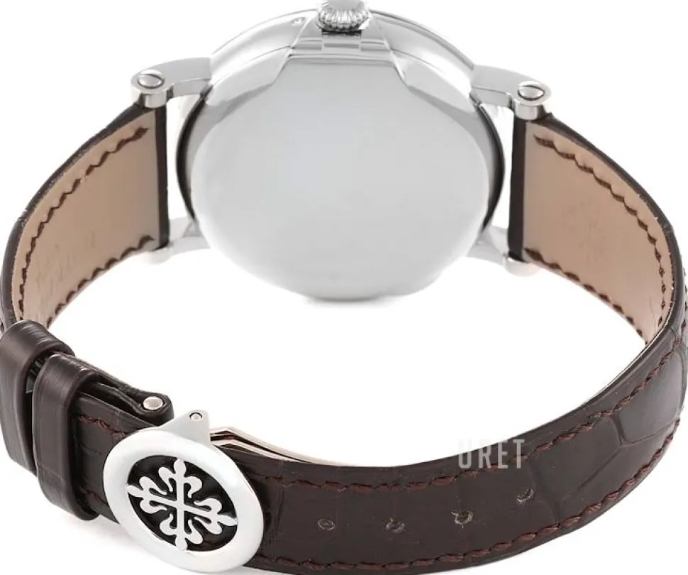 Grand Complications Silverfärgad/Läder Ø38 mm