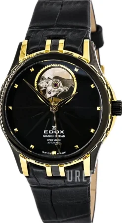 Grand Ocean Svart/Läder Ø33 mm