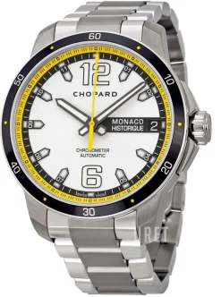 Grand Prix de Monaco Historique Silverfärgad/Titan Ø44.5 mm