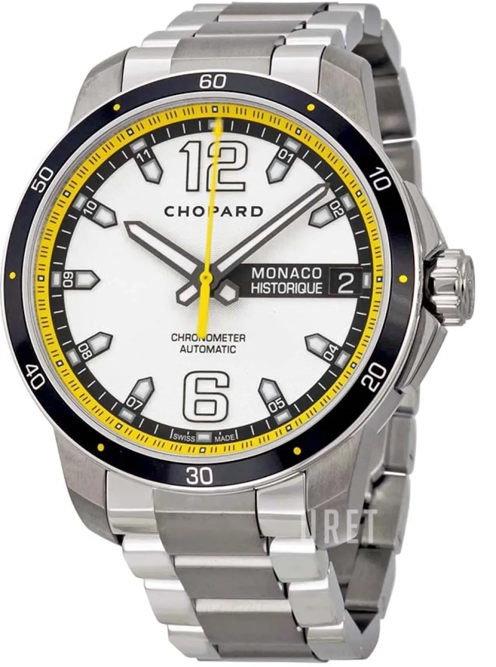 Grand Prix de Monaco Historique Silverfärgad/Titan Ø44.5 mm