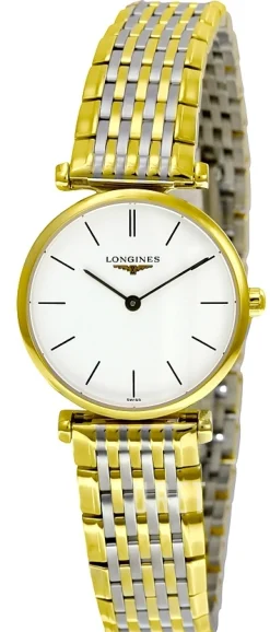 Grande Classique Vit/Gulguldtonat stål Ø24 mm