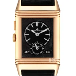 Grande Reverso Ultra Thin Duoface Pink Gold Silverfärgad/Läder