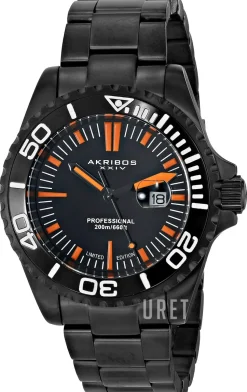 Grandiose Svart/Stål Ø45 mm