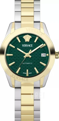 Greca Grön/Gulguldtonat stål Ø35 mm