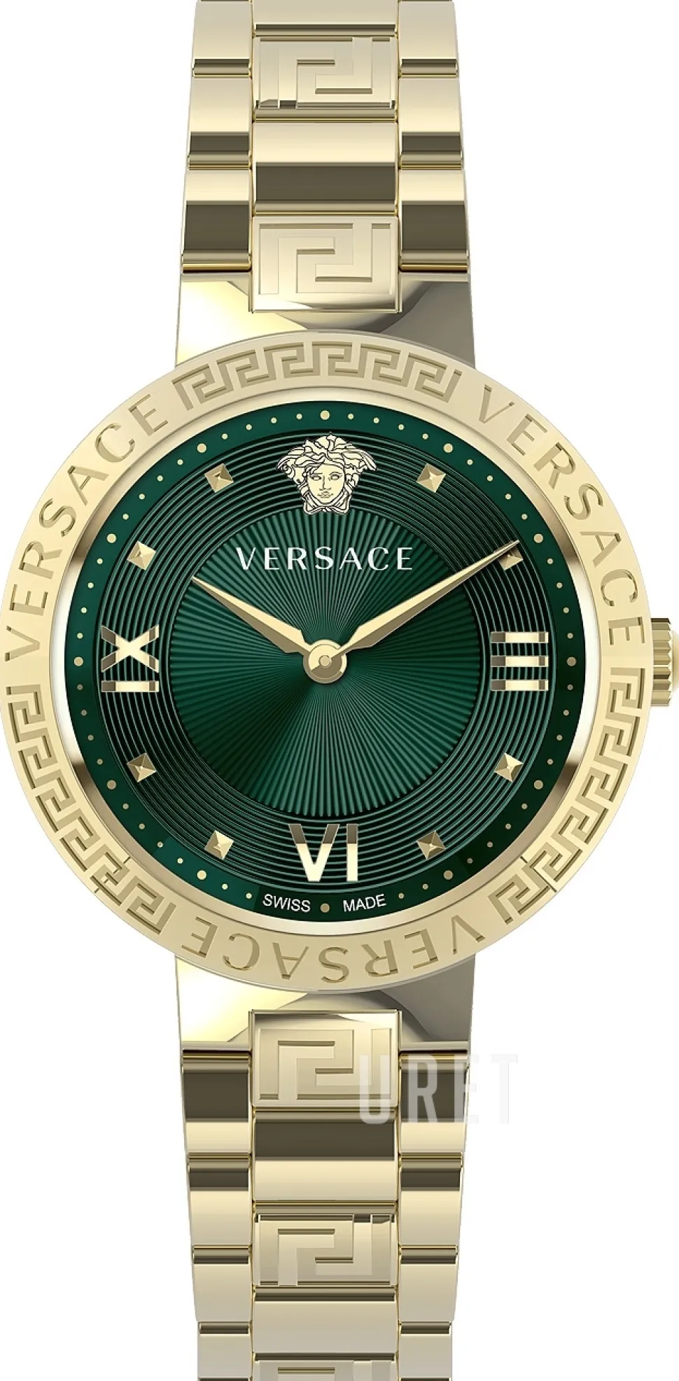 Greca Grön/Gulguldtonat stål Ø36 mm