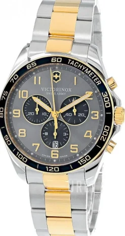 Grå/Gulguldtonat stål Ø42 mm