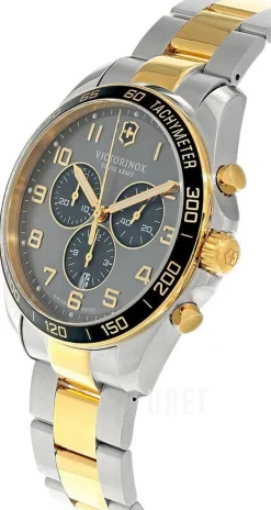 Grå/Gulguldtonat stål Ø42 mm