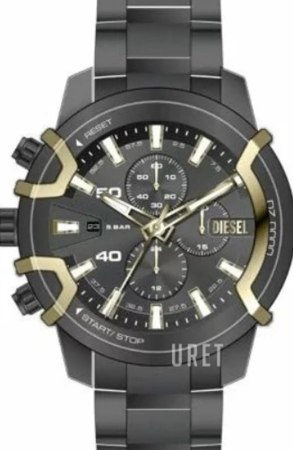 Griffed Grå/Stål Ø48 mm