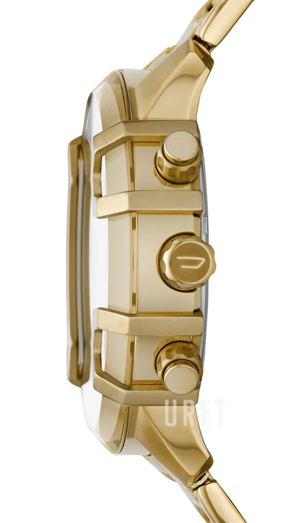 Griffed Svart/Guldtonat stål Ø48 mm